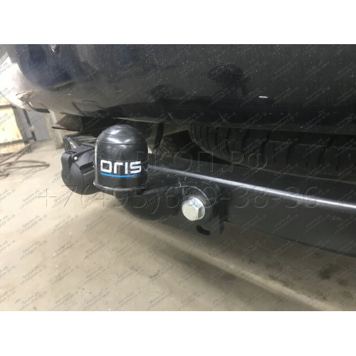 3017-F ORIS Фаркоп на Toyota Land Cruiser 200 2007-2021, включая Executive, Excalibur, TRD, Lexus LX570 2007-2021. Без выреза в бампере. Тип шара: F. Нагрузки: 2500/120 кг, масса фаркопа 22,8 кг (без электрики в комплекте)