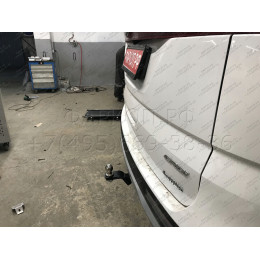 TCU00181 ТСС Фаркоп на Kia Carnival 2021-. Требуется подрезка бампера. Тип шара: E (шаровый узел под американский квадрат). Нагрузки: 1500/100 кг