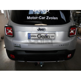 J011A GALIA Полностью оцинкованный фаркоп на Jeep Renegade 2014-, FIAT 500X 2014-, Jeep Compass 2017-. Тип шара: A. Требуется вырез в бампере. Нагрузки: 1750/100 кг, масса фарко