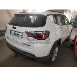J011A GALIA Полностью оцинкованный фаркоп на Jeep Renegade 2014-, FIAT 500X 2014-, Jeep Compass 2017-. Тип шара: A. Требуется вырез в бампере. Нагрузки: 1750/100 кг, масса фарко