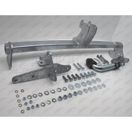 J011A GALIA Полностью оцинкованный фаркоп на Jeep Renegade 2014-, FIAT 500X 2014-, Jeep Compass 2017-. Тип шара: A. Требуется вырез в бампере. Нагрузки: 1750/100 кг, масса фарко