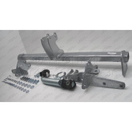 J011A GALIA Полностью оцинкованный фаркоп на Jeep Renegade 2014-, FIAT 500X 2014-, Jeep Compass 2017-. Тип шара: A. Требуется вырез в бампере. Нагрузки: 1750/100 кг, масса фарко