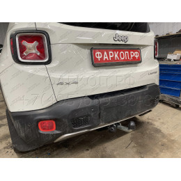 J011A GALIA Полностью оцинкованный фаркоп на Jeep Renegade 2014-, FIAT 500X 2014-, Jeep Compass 2017-. Тип шара: A. Требуется вырез в бампере. Нагрузки: 1750/100 кг, масса фарко