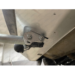 J011A GALIA Полностью оцинкованный фаркоп на Jeep Renegade 2014-, FIAT 500X 2014-, Jeep Compass 2017-. Тип шара: A. Требуется вырез в бампере. Нагрузки: 1750/100 кг, масса фарко