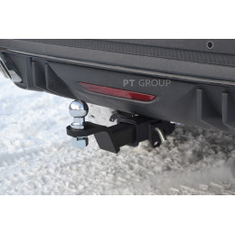 JXS-23-991122.00 PT GROUP Фаркоп на Jetour X70 Plus 2023- без подрезки бампера. Тип шара: E (легкосъемный шар под квадрат). Нагрузки: 1000/75 кг, масса фаркопа 19 кг (без