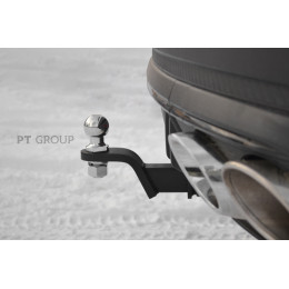 JXS-23-991122.00 PT GROUP Фаркоп на Jetour X70 Plus 2023- без подрезки бампера. Тип шара: E (легкосъемный шар под квадрат). Нагрузки: 1000/75 кг, масса фаркопа 19 кг (без