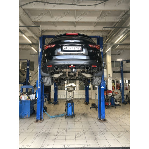 8011-A ORIS Фаркоп на Infiniti FX 2010-2014, Infiniti QX70 2014-2017 без выреза в бампере. Тип шара: A. Нагрузки: 1500/75 кг, масса фаркопа 21 кг (без электрики в комплекте)