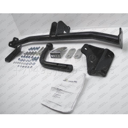 K110-A Лидер-плюс ТСУ для Kia Ceed хетчбек 2007-2012, Hyundai i30 хетчбек 2007-2012 без снятия и выреза бампера. Нагрузки: 1200/75 кг, масса фаркопа 14,08 кг (без электр