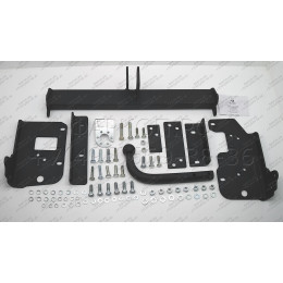 KI 16 AVTOS Фаркоп на Hyundai Tucson 2004-2009, Kia Sportage 2004-2010. Необходима подрезка бампера. Тип шара: A. Нагрузки: 2000/100 кг, масса фаркопа 24 кг (без электрики в ко