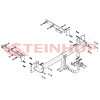 M-146 STEINHOF Фаркоп на Mercedes R-Class w251 2006-2014. Требуется подрезка бампера. Тип шара: A. Нагрузки: 2100/85 кг, масса фаркопа 27,25 кг (без электрики в комплекте)