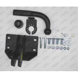 M-162 STEINHOF Фаркоп на Mercedes G-Class w461, w463 1989-2018, w464 2019- без снятия и подрезки бампера. Тип шара: A. Нагрузки: 3200/140 кг, масса фаркопа 11 кг (без электрики в