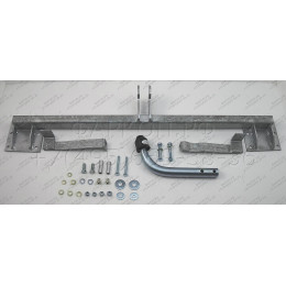 M016A GALIA Полностью оцинкованный фаркоп на Mazda 626 GF седан 1997-2002. Тип шара: A. Без выреза бампера. Нагрузки: 1800/75 кг, масса фаркопа 17,75 кг