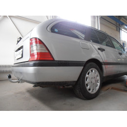 M025C GALIA Полностью оцинкованный фаркоп на Mercedes C-Class w202 седан / s202 универсал 1994-2000. Тип шара: C (горизонтальный съемный). Установка без снятия и в