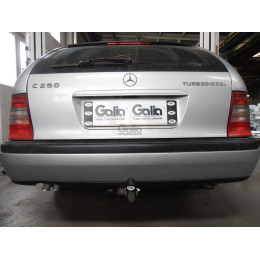 M025C GALIA Полностью оцинкованный фаркоп на Mercedes C-Class w202 седан / s202 универсал 1994-2000. Тип шара: C (горизонтальный съемный). Установка без снятия и в