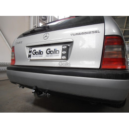 M025C GALIA Полностью оцинкованный фаркоп на Mercedes C-Class w202 седан / s202 универсал 1994-2000. Тип шара: C (горизонтальный съемный). Установка без снятия и в