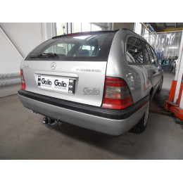 M025C GALIA Полностью оцинкованный фаркоп на Mercedes C-Class w202 седан / s202 универсал 1994-2000. Тип шара: C (горизонтальный съемный). Установка без снятия и в