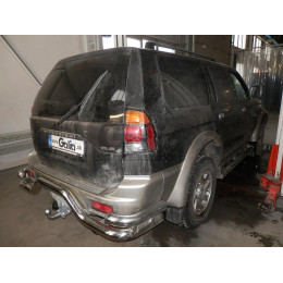 M057A GALIA Полностью оцинкованный фаркоп на Mitsubishi Pajero Sport 1998-2008, Mitsubishi Shogun 1998-2010, Mitsubishi Montero Sport 1998-2010. Тип шара: A. Установка без снятия и выреза бам