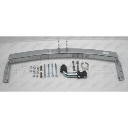 M057A GALIA Полностью оцинкованный фаркоп на Mitsubishi Pajero Sport 1998-2008, Mitsubishi Shogun 1998-2010, Mitsubishi Montero Sport 1998-2010. Тип шара: A. Установка без снятия и выреза бам