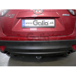 M129V GALIA Полностью оцинкованный фаркоп на Mazda CX-5 2012-2017, 2017-2025. Подрозетник убирается за бампер. Тип шара: AV (вертикальное быстросъемное креплен