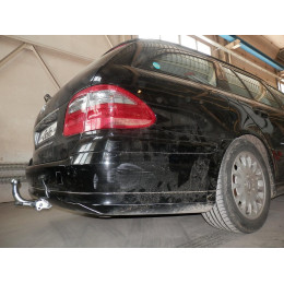 M139C GALIA Полностью оцинкованный фаркоп на Mercedes E-Class s211 универсал, в т.ч. 4WD 2002-2009. Подрозетник убирается за бампер. Тип шара: C (горизонтальный съ