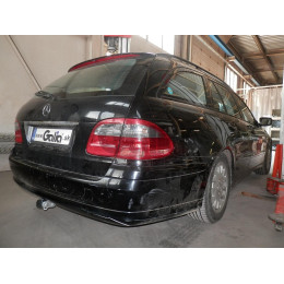 M139C GALIA Полностью оцинкованный фаркоп на Mercedes E-Class s211 универсал, в т.ч. 4WD 2002-2009. Подрозетник убирается за бампер. Тип шара: C (горизонтальный съ
