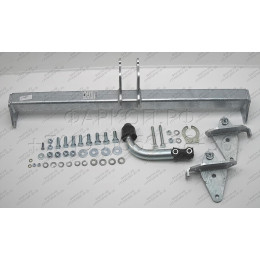 M145A GALIA Полностью оцинкованный фаркоп на Mercedes GLC-Class x253 2015-2022, Mercedes GLC-Class Coupe C253 2016-2022. Тип шара: A. Невидимый вырез бампера. Нагрузки: 2500/120 кг, мас