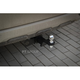 MOU-22-991122.00 PT GROUP Фаркоп на Mitsubishi Outlander 2022- без подрезки бампера. Тип шара: E (легкосъемный шар под квадрат). Нагрузки: 3200/80 кг, масса фаркопа 20,5 кг 