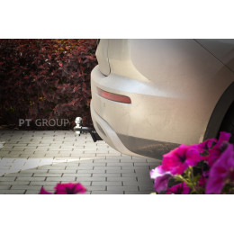 MOU-22-991122.00 PT GROUP Фаркоп на Mitsubishi Outlander 2022- без подрезки бампера. Тип шара: E (легкосъемный шар под квадрат). Нагрузки: 3200/80 кг, масса фаркопа 20,5 кг 