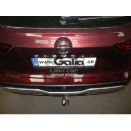 N060V GALIA Полностью оцинкованный фаркоп на Nissan Qashqai 2021-. Тип шара: AV (вертикальное быстросъемное крепление шара на ключе). Установка без выреза 