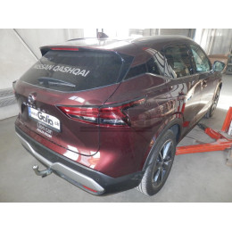 N060V GALIA Полностью оцинкованный фаркоп на Nissan Qashqai 2021-. Тип шара: AV (вертикальное быстросъемное крепление шара на ключе). Установка без выреза 