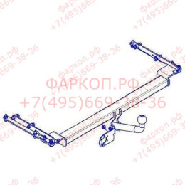 NS 19 AVTOS Фаркоп на Nissan Note 2004-2014. Необходима подрезка бампера. Тип шара: A. Нагрузки: 750/50 кг, масса фаркопа 18 кг (без электрики в комплекте)