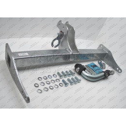 O065A GALIA Полностью оцинкованный фаркоп на Opel Antara 2006-2013, 2013-2017, Chevrolet Captiva 2006-2013, 2013-2018. Только для авто без запаски снизу. Подрозетник убирается з