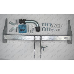 O065A GALIA Полностью оцинкованный фаркоп на Opel Antara 2006-2013, 2013-2017, Chevrolet Captiva 2006-2013, 2013-2018. Только для авто без запаски снизу. Подрозетник убирается з