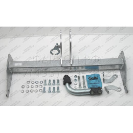O065A GALIA Полностью оцинкованный фаркоп на Opel Antara 2006-2013, 2013-2017, Chevrolet Captiva 2006-2013, 2013-2018. Только для авто без запаски снизу. Подрозетник убирается з