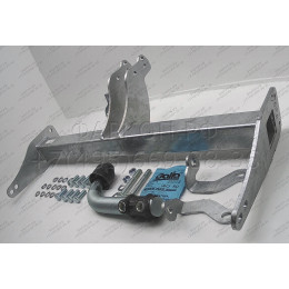 O065A GALIA Полностью оцинкованный фаркоп на Opel Antara 2006-2013, 2013-2017, Chevrolet Captiva 2006-2013, 2013-2018. Только для авто без запаски снизу. Подрозетник убирается з