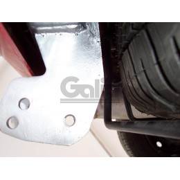 P029C GALIA Полностью оцинкованный фаркоп на Peugeot 206 хетчбек 2003-2010. Подрозетник убирается за бампер. Тип шара: C (горизонтальный съемный). Невидимы