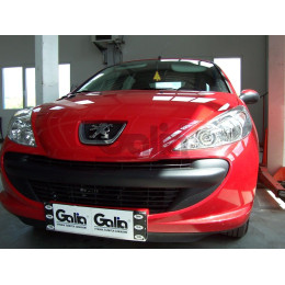 P029C GALIA Полностью оцинкованный фаркоп на Peugeot 206 хетчбек 2003-2010. Подрозетник убирается за бампер. Тип шара: C (горизонтальный съемный). Невидимы