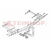 R-045 STEINHOF Фаркоп на Renault Latitude 2010-2015 без подрезки бампера. Тип шара: A. Нагрузки: 1700/80 кг, масса фаркопа 16,8 кг (без электрики в комплекте)