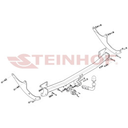 R-139 STEINHOF Фаркоп на Renault Kangoo E-Tech EV 06/2021-, Renault Kangoo III 06/2021-, Nissan Townstar XFK 12/2021-, Mercedes T-Class w420 05/2022-, Mercedes Citan II Tourer w420 09/2021-, Mercedes Citan II w420 09/2021-. Требуется по