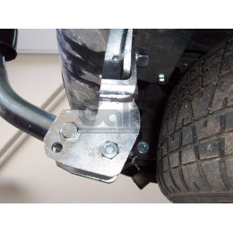 R005A GALIA Полностью оцинкованный фаркоп на Renault Espace 1997-2002, включая Grand Espace, не включая 4WD. Тип шара: A. Установка без снятия и выреза бампера. Нагру