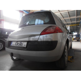R068A GALIA Полностью оцинкованный фаркоп на Renault Grand Scenic II, Scenic II, Megane II хетчбек 2004-2009, в т.ч. модели с парктрониками. Подрозетник убирается за бамп