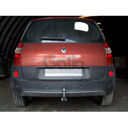 R068A GALIA Полностью оцинкованный фаркоп на Renault Grand Scenic II, Scenic II, Megane II хетчбек 2004-2009, в т.ч. модели с парктрониками. Подрозетник убирается за бамп