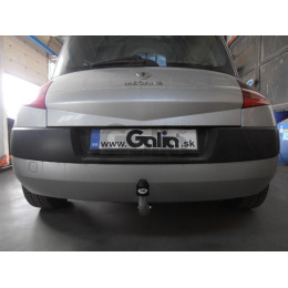 R068A GALIA Полностью оцинкованный фаркоп на Renault Grand Scenic II, Scenic II, Megane II хетчбек 2004-2009, в т.ч. модели с парктрониками. Подрозетник убирается за бамп