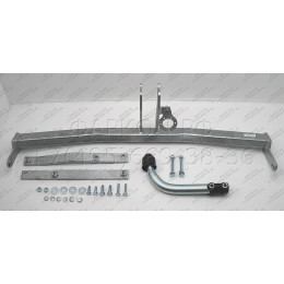 R068A GALIA Полностью оцинкованный фаркоп на Renault Grand Scenic II, Scenic II, Megane II хетчбек 2004-2009, в т.ч. модели с парктрониками. Подрозетник убирается за бамп