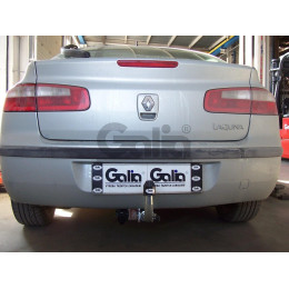R070C GALIA Полностью оцинкованный фаркоп на Renault Laguna II лифтбек 2001-2008. Тип шара: C (горизонтальный съемный). Установка без снятия и выреза бампера. 