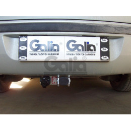 R070C GALIA Полностью оцинкованный фаркоп на Renault Laguna II лифтбек 2001-2008. Тип шара: C (горизонтальный съемный). Установка без снятия и выреза бампера. 