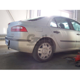 R070C GALIA Полностью оцинкованный фаркоп на Renault Laguna II лифтбек 2001-2008. Тип шара: C (горизонтальный съемный). Установка без снятия и выреза бампера. 