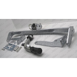 R070C GALIA Полностью оцинкованный фаркоп на Renault Laguna II лифтбек 2001-2008. Тип шара: C (горизонтальный съемный). Установка без снятия и выреза бампера. 