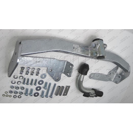 R070C GALIA Полностью оцинкованный фаркоп на Renault Laguna II лифтбек 2001-2008. Тип шара: C (горизонтальный съемный). Установка без снятия и выреза бампера. 