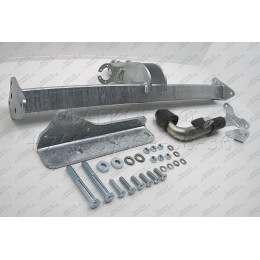 R094C GALIA Полностью оцинкованный фаркоп на Land Rover Freelander II 2008-2015. Тип шара: C (горизонтальный съемный). Невидимый вырез бампера. Нагрузки: 2300/145 кг, 